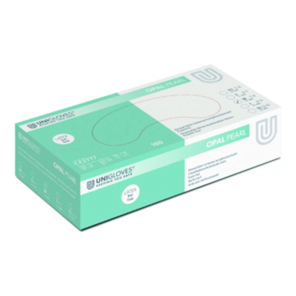 Unigloves Nitrile Gloves Opal Pearl Size XS (6) Opal, latex/powder Free,Non Sterile,Rolling Edges, Micro-Roughened Finger Tips, Pack of 100