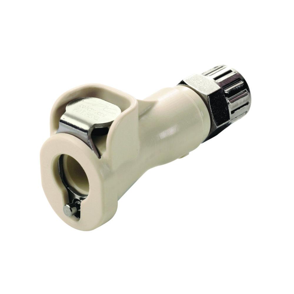 Colder 1/4" MBSPT Valved Polypropylene Coupling Body